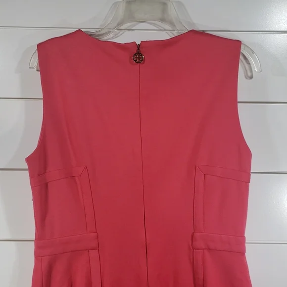 Tory Burch Osten coral pink sleeveless dress - Picture 7 of 10